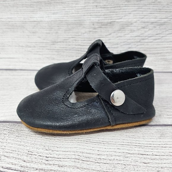 PIPER FINN GIRLS BLACK - T-STRAP MARY JANE - SOFT SOLE Size 3 - Picture 2 of 11